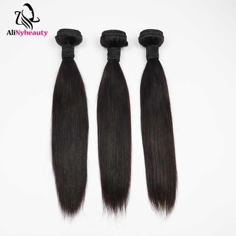 Straight Mink Virgin Hair Brazilian Hair Bundle, Remy 100 Brazilian Human Hair Weave, Virgin Raw Brazilian Cuticle Aligned Hair