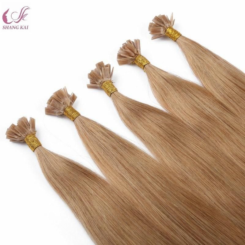Flat Tip Hair Extension 100% Remy Human Hair Extension