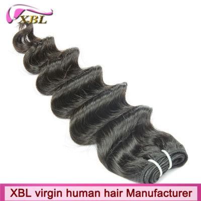 Black Human Hair Weave Soft Brazilian Hair (10&quot;-40&quot; in stock)
