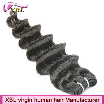 Black Human Hair Weave Soft Brazilian Hair (10&quot;-40&quot; in stock)