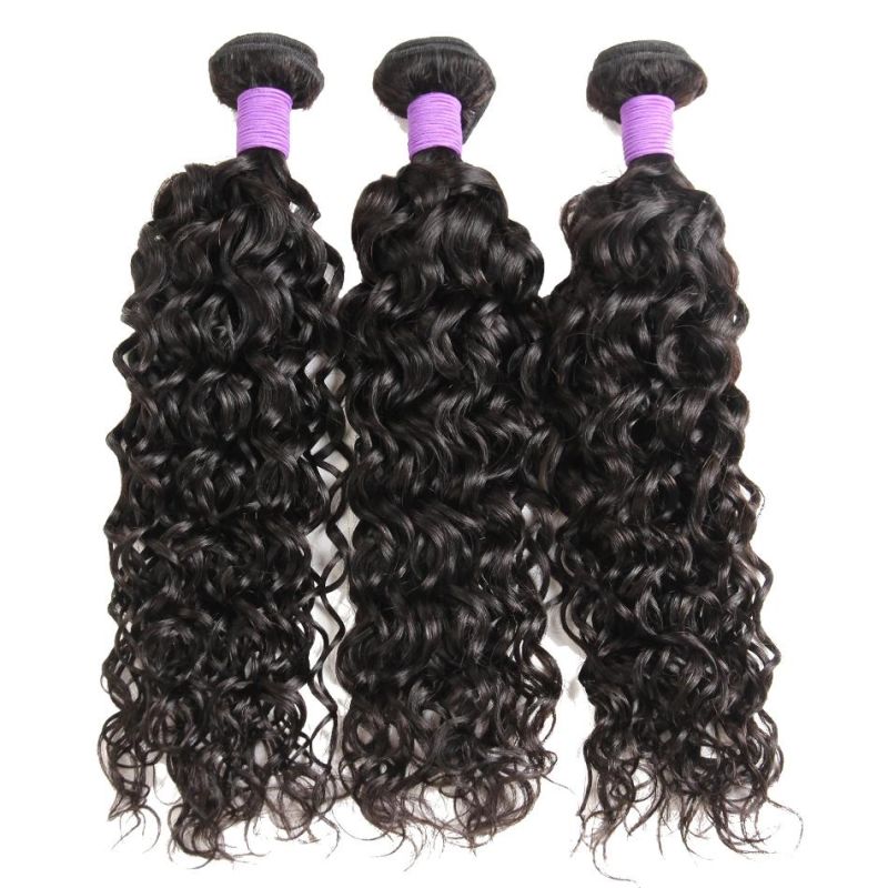 Wholesale Human Hair Weave Kinky Water Virgin Brazilian Remy Hair Weft