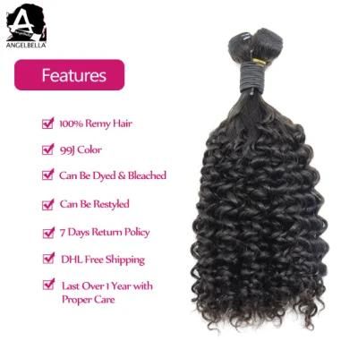 Angelbella Hot Selling Brazilian Human Hair Bundles Big Pixie Curl Human Hair Extension