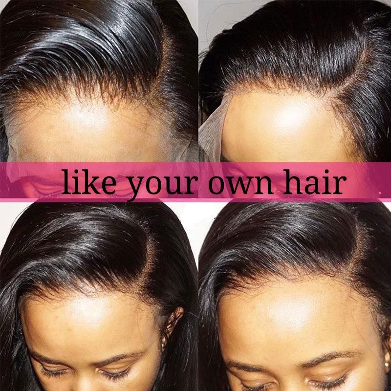 360 Lace Frontal Wig Body Wave Full Lace Human Hair Wigs Pre Plucked with Baby Hair 26 Inches