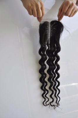 Virgin Human Hair Lace Closure at Wholesale Price (Deep Wave)