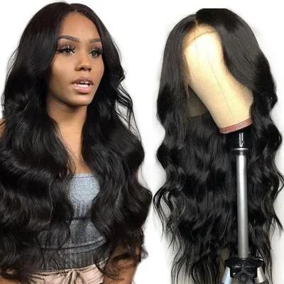 Afro Kinky Curly Brazilian Human Hair Swiss HD Film African American Lace Frontal Wigs for Black Women