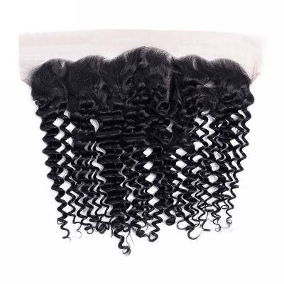 10A Grade Frontal Closure Hair, Afro Kinky Lace Frontal Closure, Human Hair Closure and Frontal