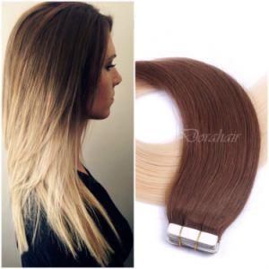 Large Stock Top Quality Virgin Human Hair Tape Hair Extensions