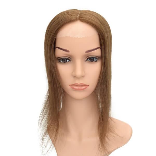 Stock Mongolian Remy Hair Mono Lace Front Silk Top Hair Topper for Women New Times Hair