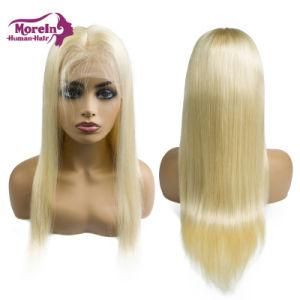 Virgin Silky Straight Hair Super Drawn Human Hair Full Lace Wig with Baby Hair