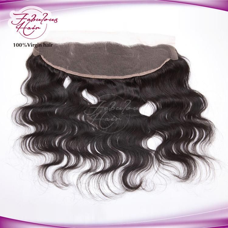 100% Virgin Hair Body Wave Brazilian 13X4 Lace Frontal Closure