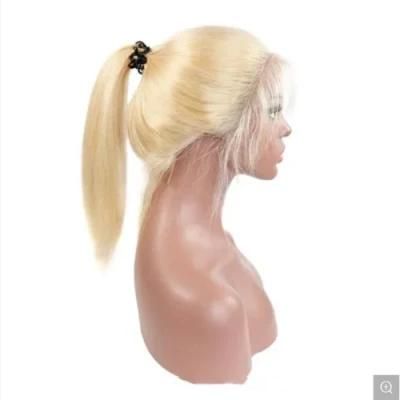 Riisca 13X4 Glueless 613 Honey Blonde Lace Front Wig Brazilian Straight Lace Front Human Hair Wigs Pre Plucked Lace Remy Wig