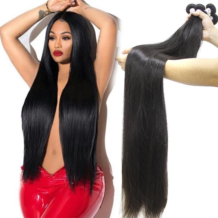 Kbeth Bone Straight Human Hair for Black Women Myanmar Real Virgin Hair 100% Remy 10inch to 40 Inch Custom Length Soft Human Hair Extensions Factory Supply