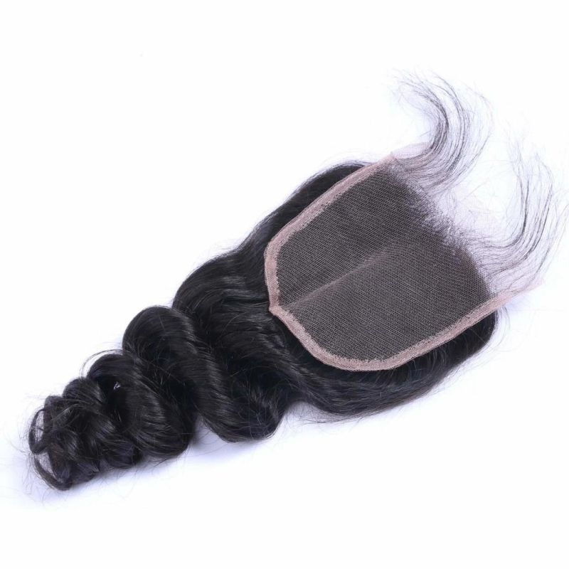 Kbeth Loose Wave 6*6 Transparent Lace 12 Inch Closure Cheap Price Toupees From China Xuchang Factory Wholesale