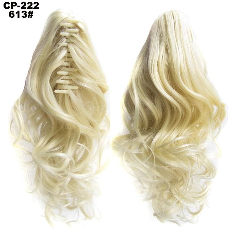 Natural Wave Claw Clip in Ponytail Hairpiece Muti Color