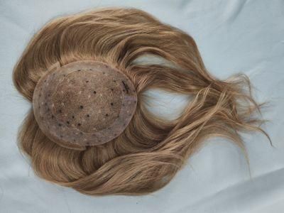 2022 Most Popular Ventilated Fine Welded Mono Human Hair Wig Made of Human Remy Hair