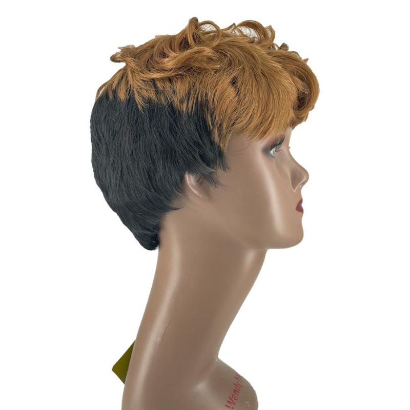 Wholesale Cheap Synthetic Short Hair for Black Women Fiber Hair