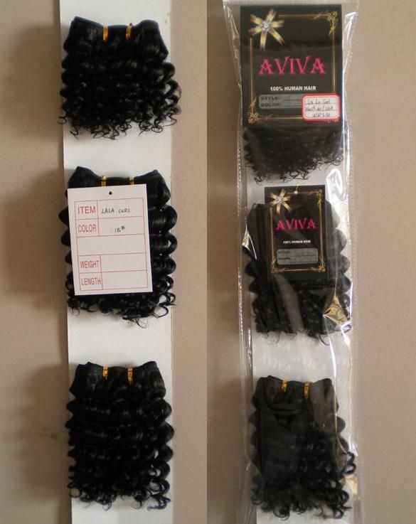 Wholesale Hot Selling Human Hair Weaving Wave and Curly Weft