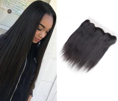13X4 Full Lace Frontal Closure Ear to Ear Free Part Unprocessed Brazilian Virgin Hair Silky Straight