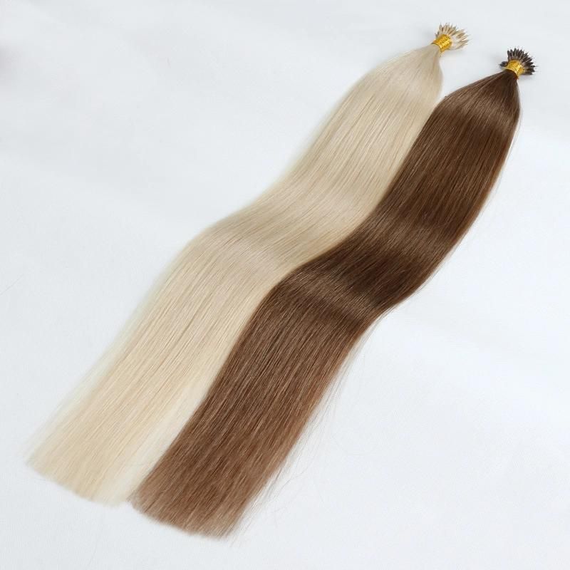 Wholesale 100% Human Remy Double Drawnnano Ring Hair Extension