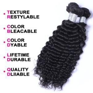 Human Hair Weaves Peruvian Deep Wave Remy Hair