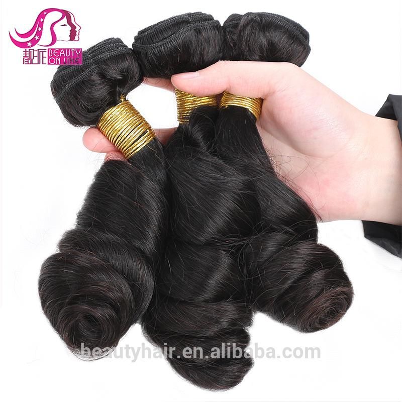 Best-Selling Unprocessed Brazilian Virgin Human Hair Loose Wave Cuticle Aligned Hair Bundles