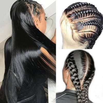 Full Lace Human Hair Wigs Transparent Straight Lace Front Wig 13X6 Lace Front Wigs Brazilian 4X4 Closure Wig Braided Hair for Women