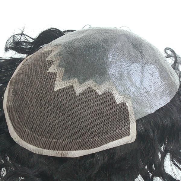 Ljc1581: Human Hair V-Looped Hair Realistic Hair Replacement