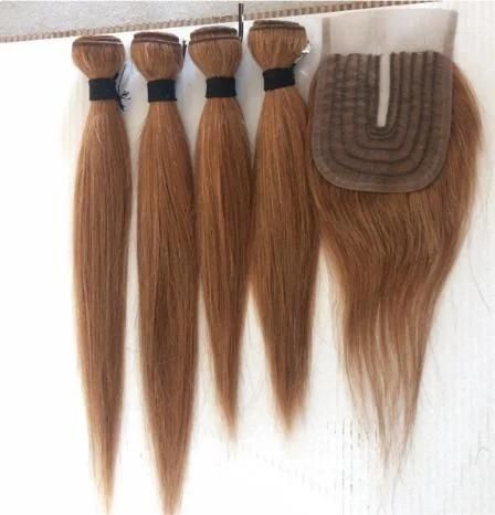 Various Colors Available Human Hair Bundles with Closure Pack Deal