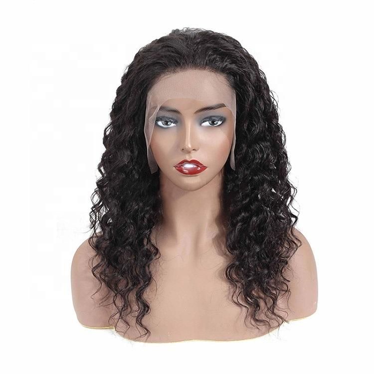 Factory Price High Quality 8A Brazil Human Hair Deep Wave Wig 150% Remy 13*4 Hair Wig