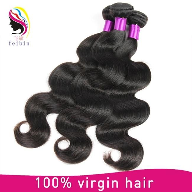 Wholesale Raw Unprocessed Body Wave Style Virgin Indian Hair Weft