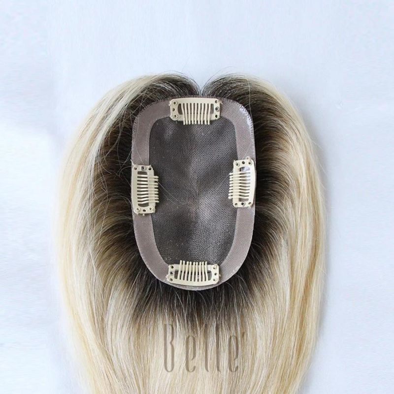 100% Virgin Human Hair Mono Topper