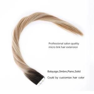 P#2-27-613 Wholesale 100% Natural Remy Virgin Raw Woman European Virgin PU Tape Human Hair