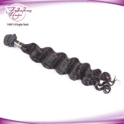 Cuticle Aligned Virgin Human Hair Loose Curly Bundles with Closure