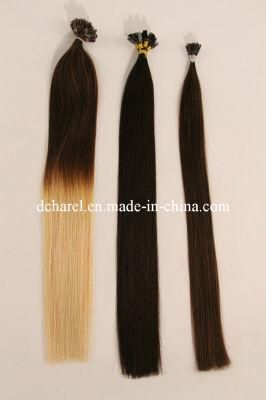 Fusion Keratin with U/I/V-Tip, Flat-Shaped Pre-Bonded Hair Extension