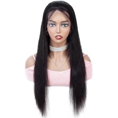 Human Hair Straight Pre Plucked Lace Frontal Wig with Baby Hair Wig with 150% Density Preplucked Lace Wig Remy