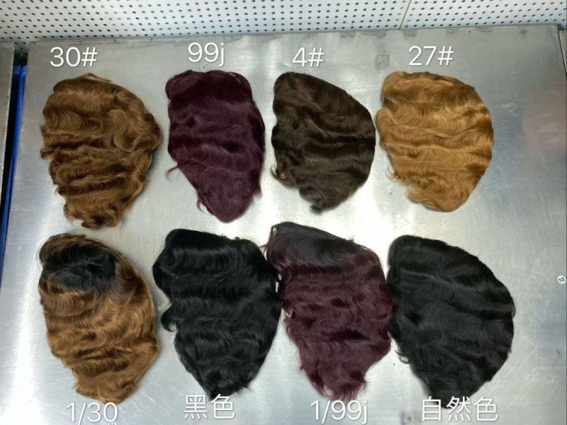 Cheap 6 Inch Human Hair Wig 99j# Human Hair Short Wigs for Black Women
