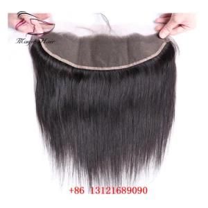 Brazilian Remy Hair Straight Ear to Ear Natural Color 13*4 Lace Frontal
