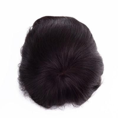 European Hair Dark Brown Thin Skin Human Hair Wigs