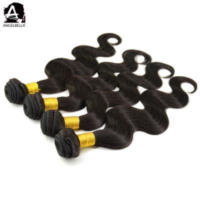 Angelbella Raw Indian Virgin Human Hair Body Wave Remy Hair Weaving