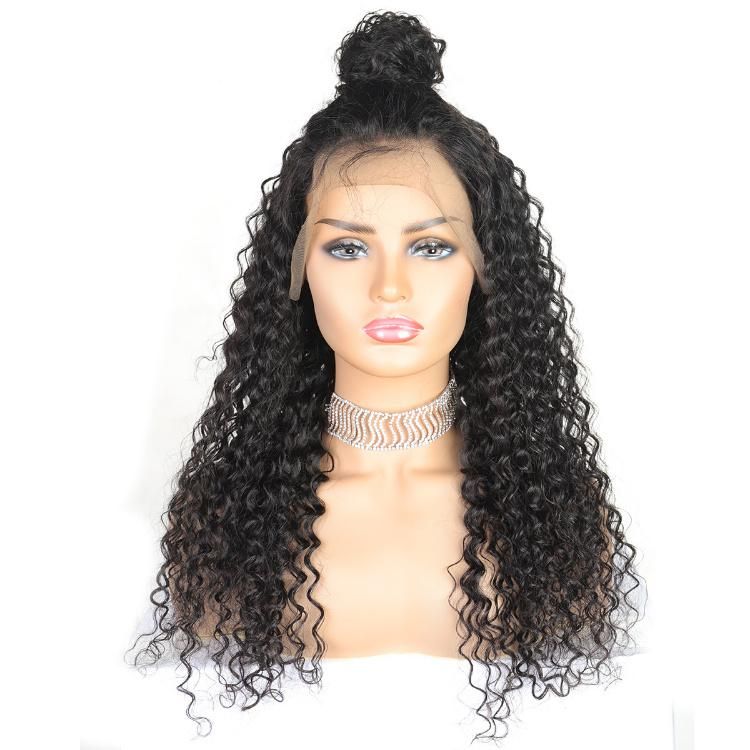 Wholesale 4X4 Lace Frontal Wig Kinly Curly Human Hair Wigs