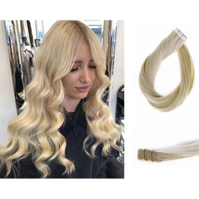 Tape Remy Human Hair for Woman Extensions Seamless Skin Weft Natural Black Brown Blonde 12&quot;-22&quot; 10/20/40PCS