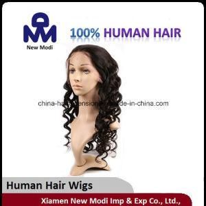 Cheap 24inch 10A Deep Wave Silk Top Lace Full Wigs