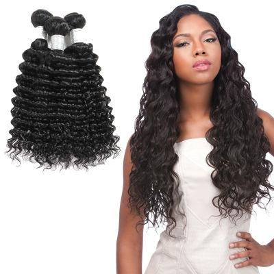 Human Hair Extension Deep Wave Funmi Brazilian Hair Bundles