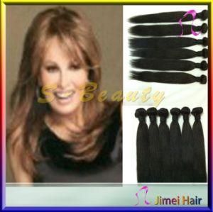 Unprocessed Virgin Cambodian Hair Weaving, Natural Color Straight Hair Weft