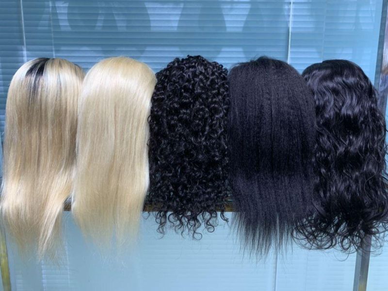 Good Quality Lace Frontal Human Hair Bob Bone Straight Hair Wig
