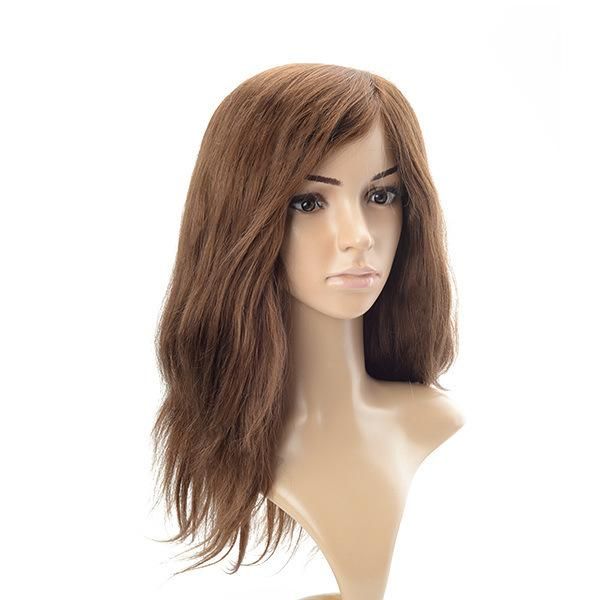 Lace Base with Anti Slip Silicon PU Perimeter Human Hair Wig for Women