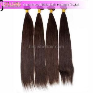 Top Quality #4 Straight Hair Weft Remy Indian Virgin Human Hair Weave