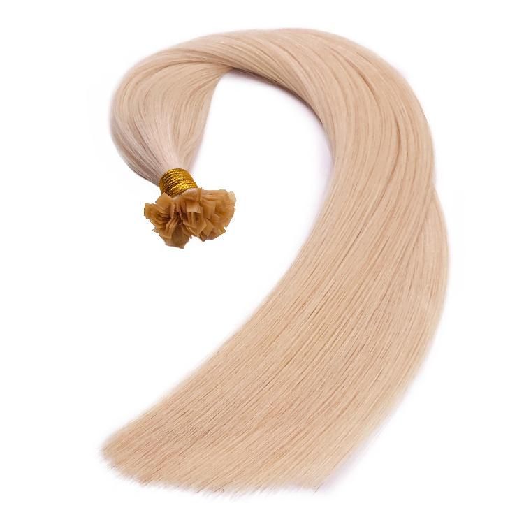 12A Raw Cuticle Aligned Russian Human Hair Double Drawn Flat Tip Hair Extensions