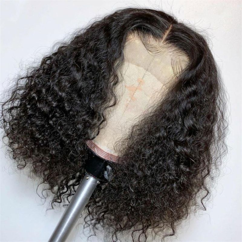 Curly Wigs Lace Front Bob Curly Wigs Natural Afro Wig