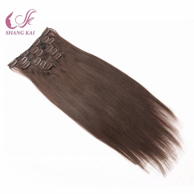 Human Hair Extension Virgin Hair Clip Hair Extension